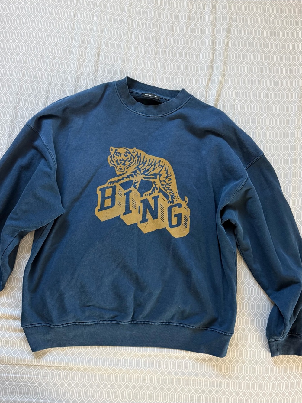 Anine Harvey Crew Retro Tiger Sweatshirt
